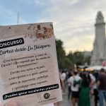Flyer del concurso Cartas desde La Diáspora